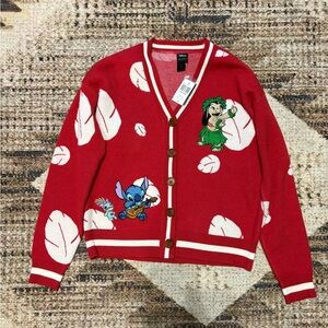 Disney NWT Lilo & Stitch Women's Knit Cardigan Size XS